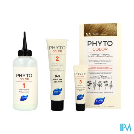 Phytocolor 9.3 Blond Tres Clair Dore 1