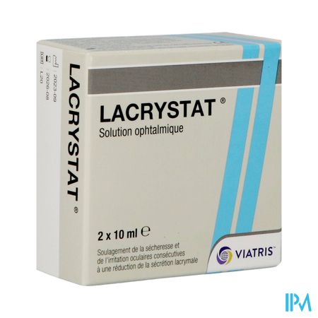 Lacrystat Collyre Fl 2x10ml Nf