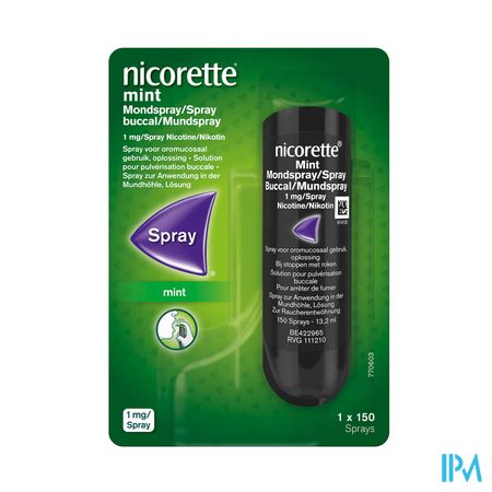 Nicorette Mint Mondspray 1x150 Sprays 1mg/spray