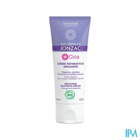 Jonzac Cica Creme Reparatrice Bio Z/parfum 40ml 2