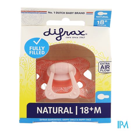 Difrax Fopspeen Natural 18m+ Girl 5