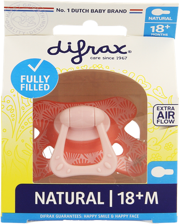 Difrax Fopspeen Natural 18m+ Girl 5