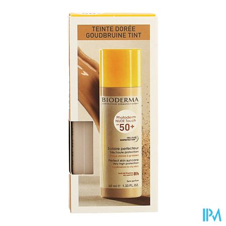 Bioderma Photoderm Nude Touch Spf50+ Goud 40ml 1