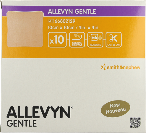 Allevyn Gentle Kp Foam 10cm X 10cm 10 66802129 1