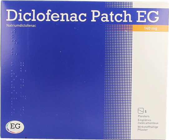 Diclofenac Patch EG 140Mg Pleister  5 1