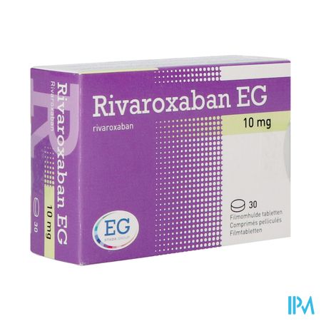 Rivaroxaban EG 10Mg Filmomh Tabl 30