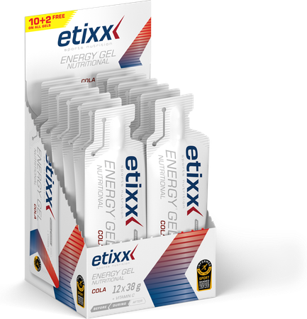 Etixx Nutritional Energy Gel Cola 12x38g 1