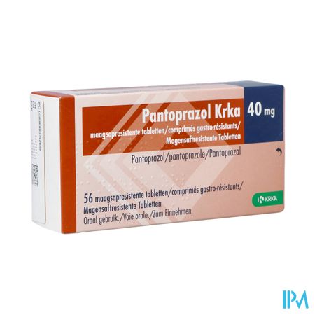 Pantoprazol Krka 40mg Maagsapres. Tabl 56