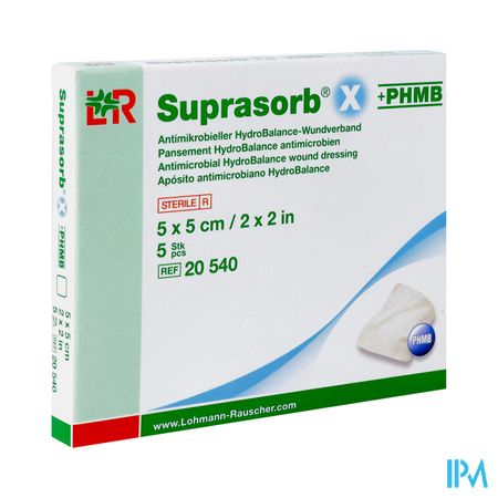 Suprasorb X Kp Phmb Ster 5x 5cm 5 20540