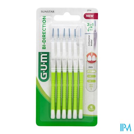 Gum Interdent.bi-direction 0,7mm Ultra Microfine 6 1
