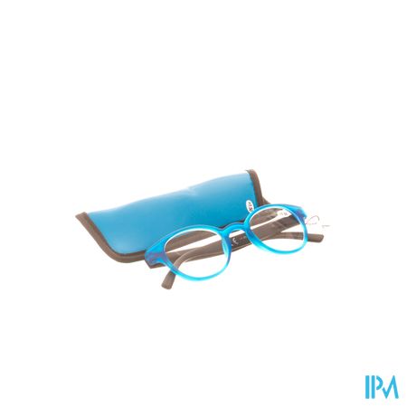 Pharmaglasses Leesbril Round +1.50 Blue/black