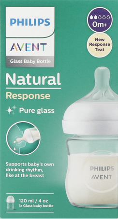 Philips Avent Natural 3.0 Zuigfles Glas 120ml 1