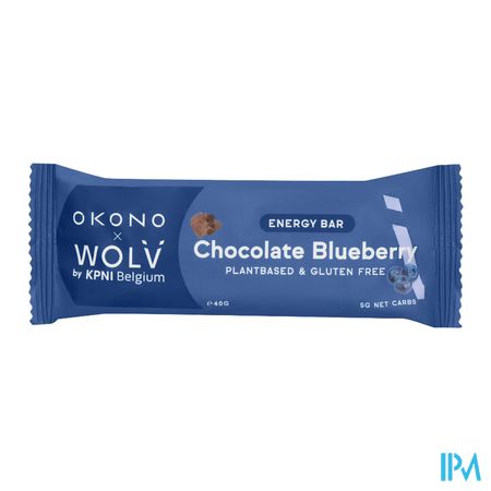 Okono Bar Energy Chocolate Blueberry 40g 1