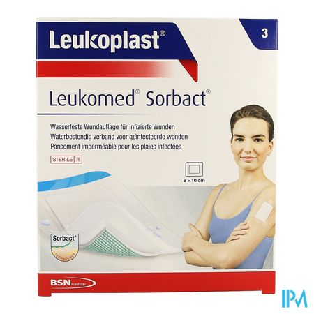 Leukomed Sorbact 8cmx10cm 3 Leukoplast 1