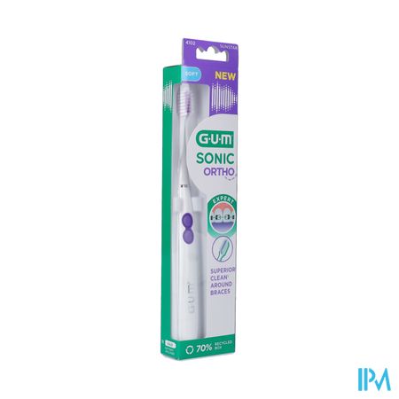 GUM SONIC ORTHO BATTERY TOOTHBRUSH 1 ST