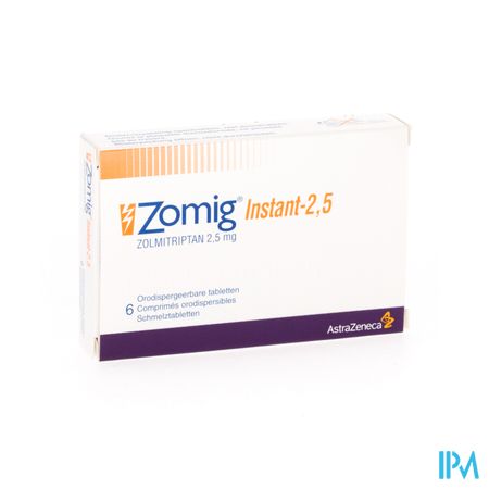 Zomig Instant Tabl 6 X 2,5mg