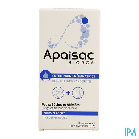 Apaisac Biorga Handcreme Herstellend Tube 50ml 2