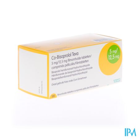 Co Bisoprolol 5/12,5 Teva Comp 100