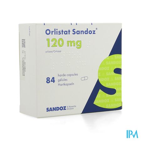 Orlistat Sandoz Harde Caps 84 X120 mg