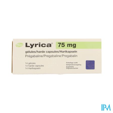 Lyrica 75mg Harde Caps 14 X 75mg