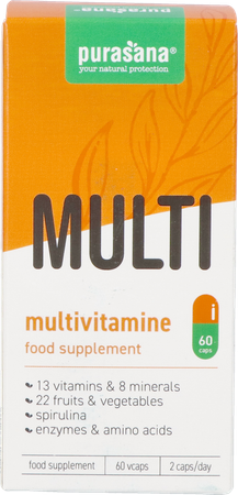 Purasana Multivitamin Fruit&veggie V-caps 60 Nf 2
