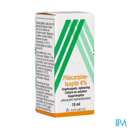 Pilocarpine-isopto 4% Oogdruppels Opl 15ml