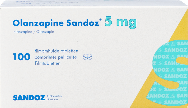 Olanzapine Sandoz 5,0mg Filmomh Tabl 100 main product photo