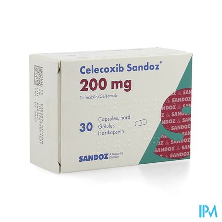 Celecoxib 200mg Sandoz Caps Hard Dur 30