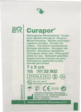 Curapor Verb Chirurg. Steriel 7cmx 5cm 5 32902 5
