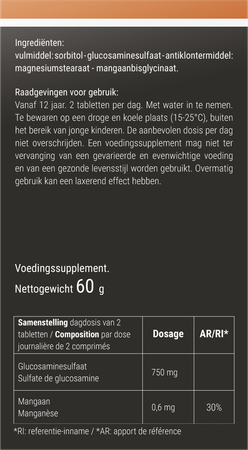 Glucosamine-ixx Tabl 60 17