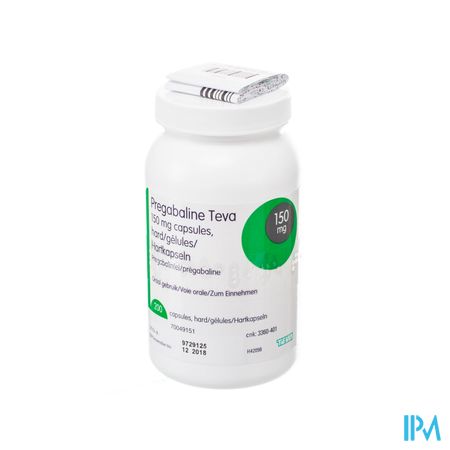 Pregabaline Teva 150mg Caps Hard 200 X 150mg