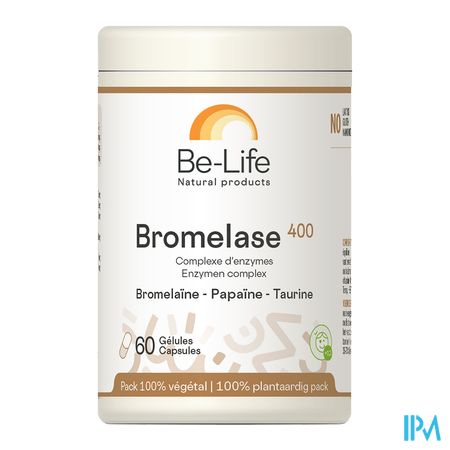 Bromelase 400 Enzymes Be Life Nf Pot Gel 60 1