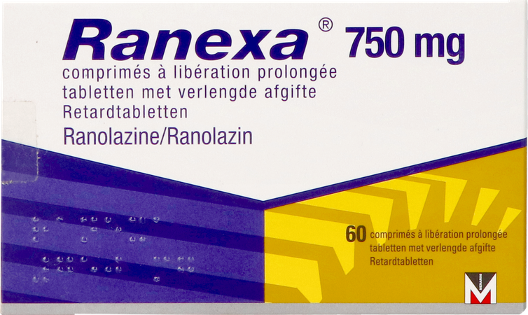 Ranexa 750mg Verlengde Afgifte Tabl 60 3