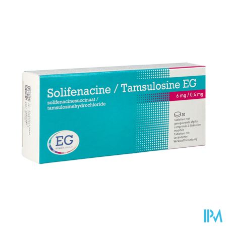 Solifenacine Tamsulosine EG 6/04,Mg Lib.Mod.Comp30