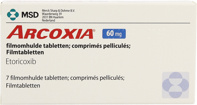 Arcoxia 60mg Comp 7