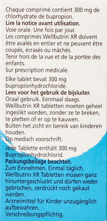 Wellbutrin Xr 300mg Tabs 90 X 300mg 8