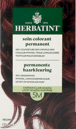 Herbatint 5m Licht Acajou Kastanje 170ml 2