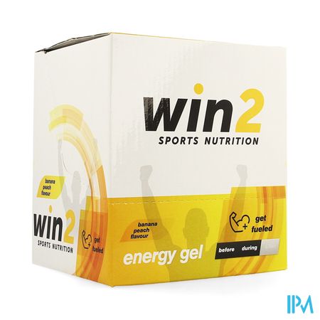 Win2 Energy Gel Banaan Perzik 18x40g