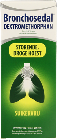 Bronchosedal Dextromethorp Sir Suikervrij 200ml 8