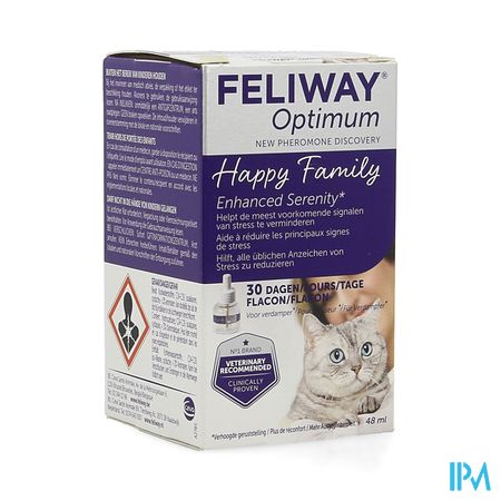 Feliway Optimum Kat Refill 30 Dagen Fl 48ml