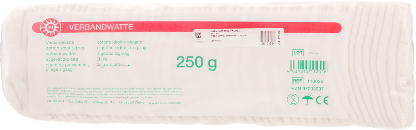 Noba Watten Hydrofiel Zigzag 250g 9600021