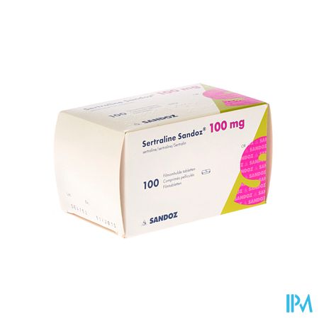 Sertraline Sandoz Comp 100 X 100mg