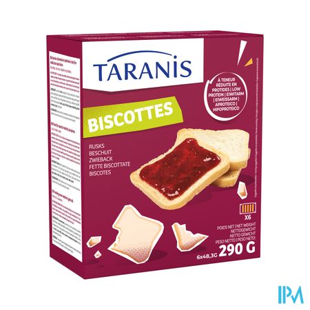 Taranis Beschuiten 6x5 290g