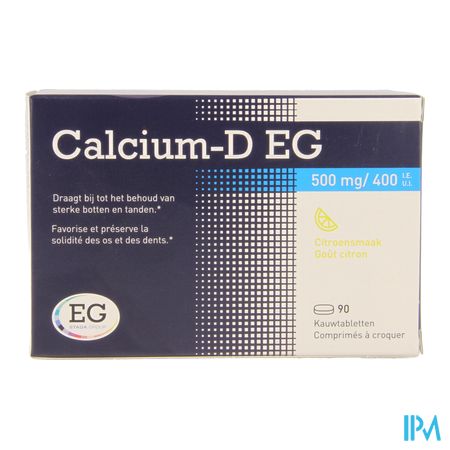 Calcium-D EG  500Mg/400Ie          Kauwtabl 90 1