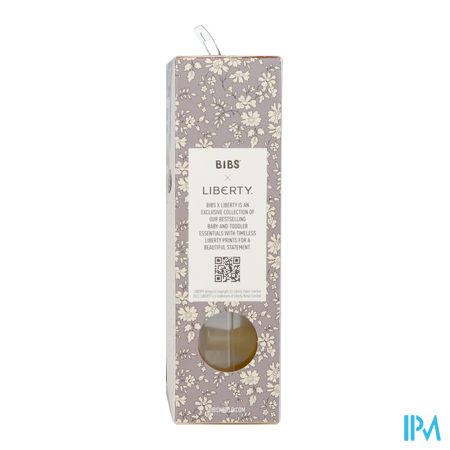 Bibs 2 Fopspeen Duo Liberty Garden Bobo Ivory 2 7