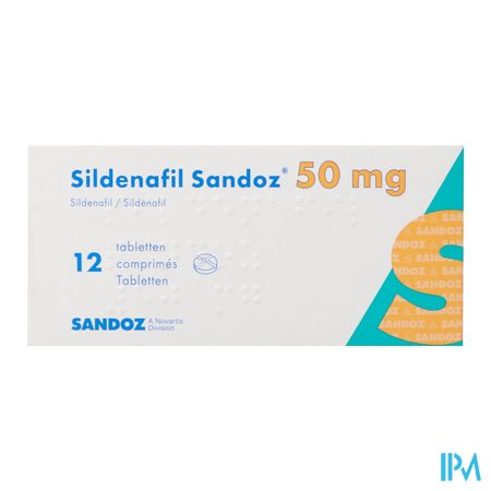 Sildenafil Sandoz 50mg Filmomh Tabl 12x 50mg 2