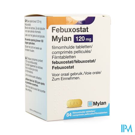 Febuxostat Mylan 120mg Filmomh Tabl 84