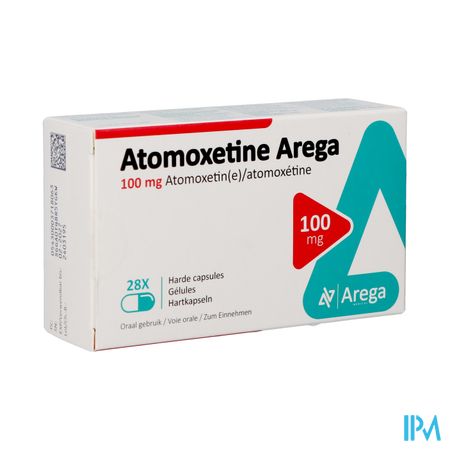 Atomoxetine Arega 100mg Caps 28 Pip