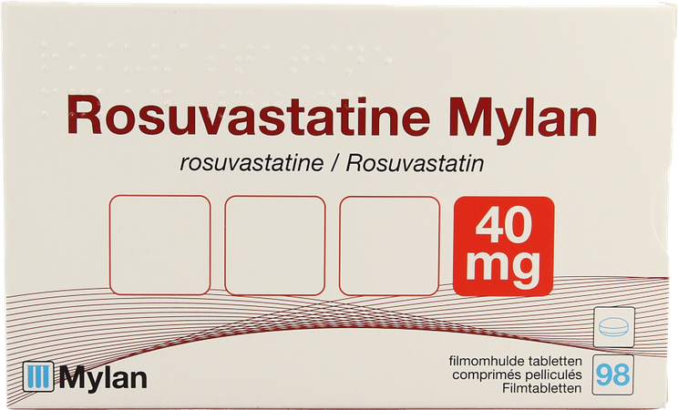 Rosuvastatine Viatris 40mg Filmomh Tabl 98 3