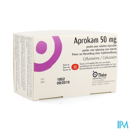 Aprokam 50mg Pulv Insp Opl 10x50mg Fl Glas Type I